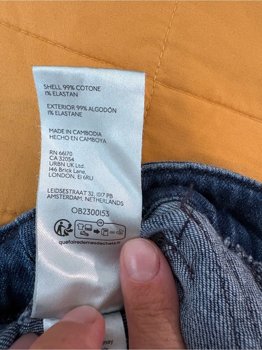 Anthropologie Pilcro Wide-Leg High-Rise Jeans in Dark Blue - Picture 6 of 6